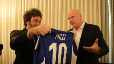Javier Milei se reunió con Gianni Infantino