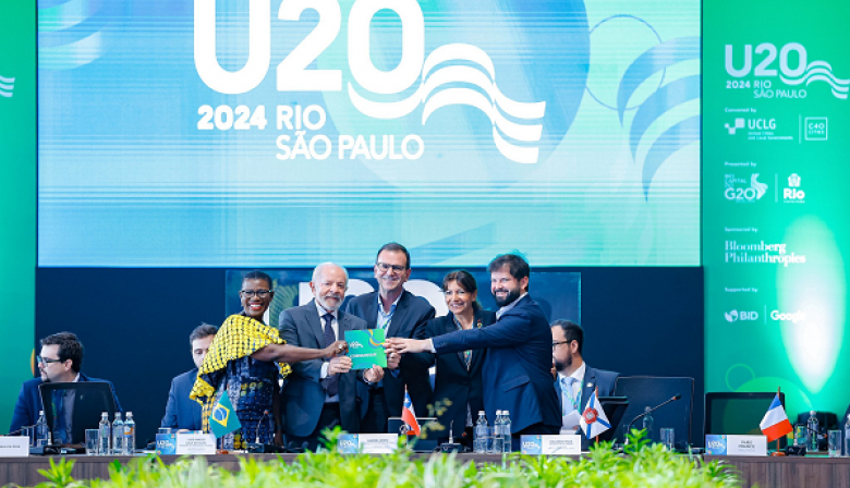 Presidente de Brasil expresa en marco de U20 que no habrá paz en las ciudades "si no hay paz en el mundo"