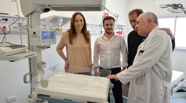 Garro y Vidal recorrieron la nueva guardia del Hospital Gutiérrez que comienza a atender en el día de hoy